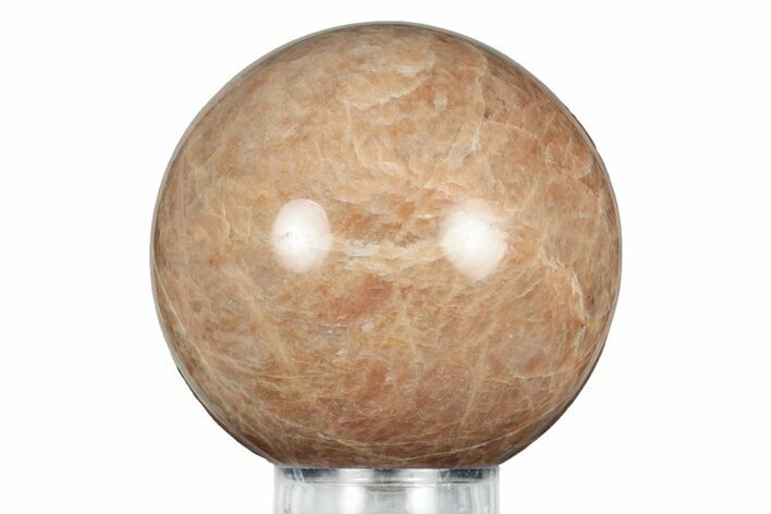 Polished Peach Moonstone Sphere - Madagascar #252049